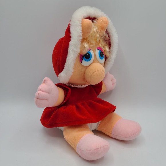 '87 Christmas Miss Piggy Baby Jim Henson - Picture 6 of 7